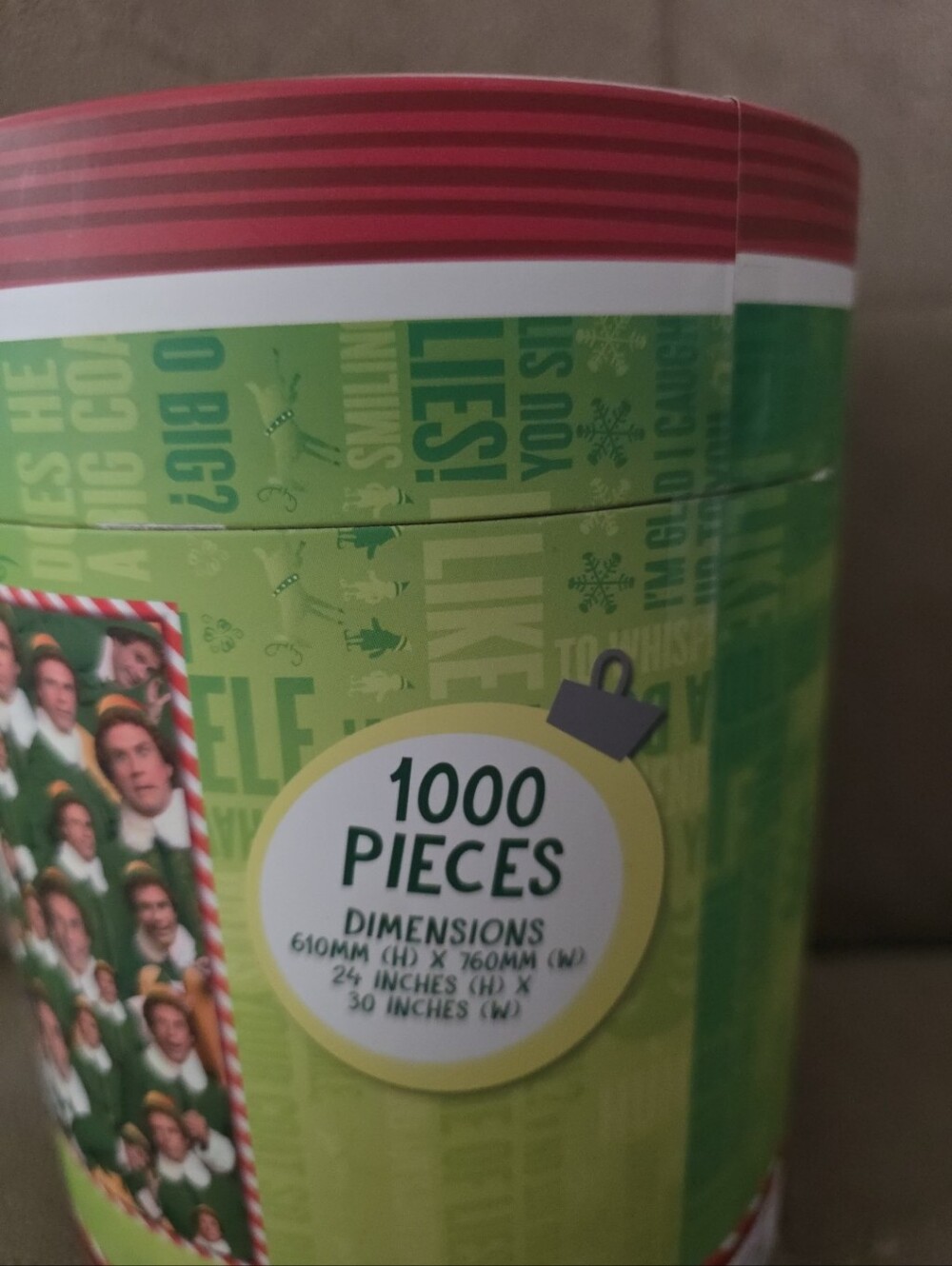 Elf Movie Holiday Jigsaw Puzzle - 1000 pieces NEW - Picture 3 of 3